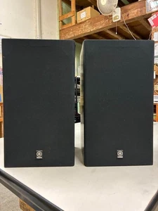 YAMAHA NS-10M Studio Monitor Speaker Pair Set Black Audio Tested from Japan - Picture 1 of 5