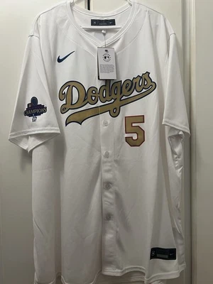 Camiseta Nike Freddie Freeman de Los Angeles Dodgers 2025 Gold Collection 4XL para hombre Foto 1 de 4