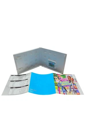 2015 Nintendo 3DS "Barbie & Her Sisters Puppy Rescue" Game W/ Case and Manual - Image 1 of 4