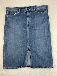 Lauren Ralph Lauren Midi Jeansrock 16 Medium Wash - Bild 1 von 6