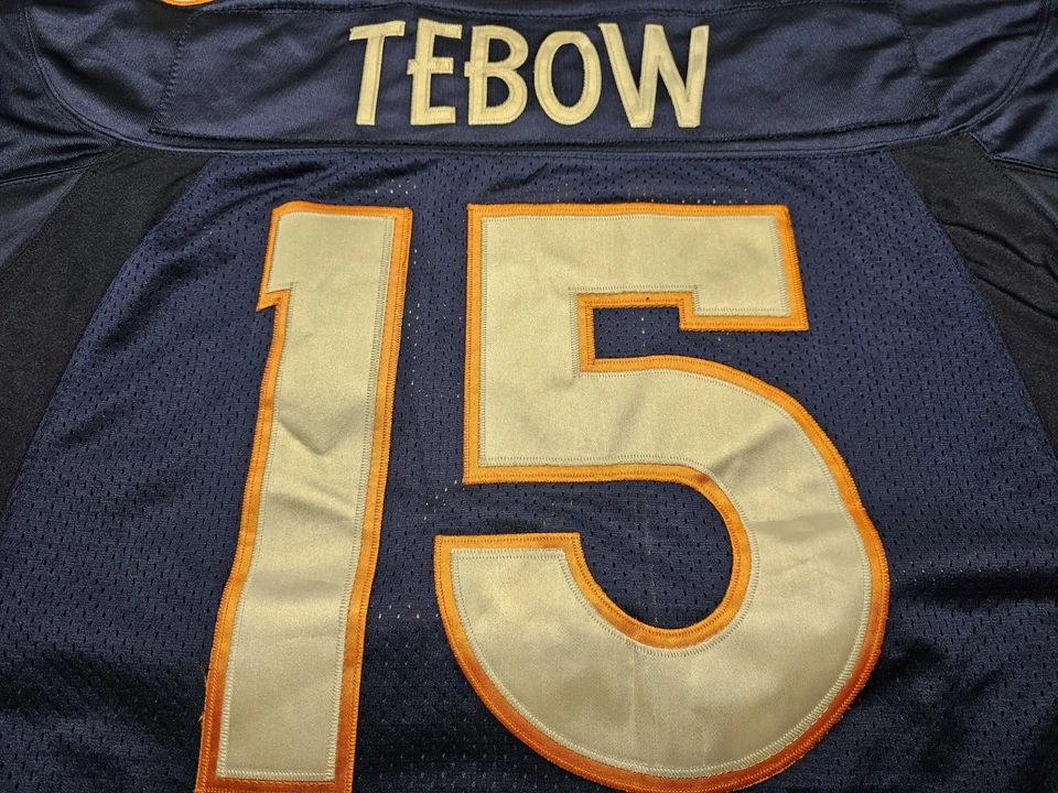 Camiseta Tim Tebow Denver Broncos NFL #15 talla 50 Reebok Foto 1 de 4