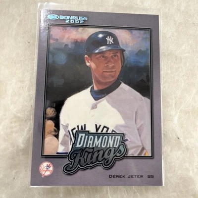 2002 Donruss - Diamond Kings Inserts Derek Jeter #DK-4 /2500 - Image 1 of 2