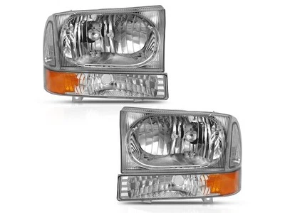 Juego de faros para Ford F350 Super Duty 1999-2004 2001 2003 2000 2002 DH982DB Foto 1 de 2