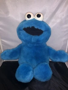 Sesame Street Cookie Monster Plush Doll Interactive Talking Laughing 1997 16" - Picture 1 of 8