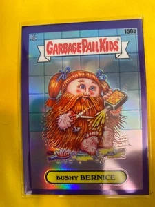 DA9871 2022 Garbage Pail Kids Chrome Purple Refractor #150b Bushy Bernice #/250 - Picture 1 of 2