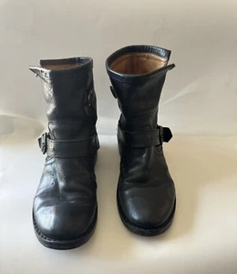 Botas Fiorentini + Baker “Elf” EU 37 Negras Hechas en Italia - Imagen 1 de 10
