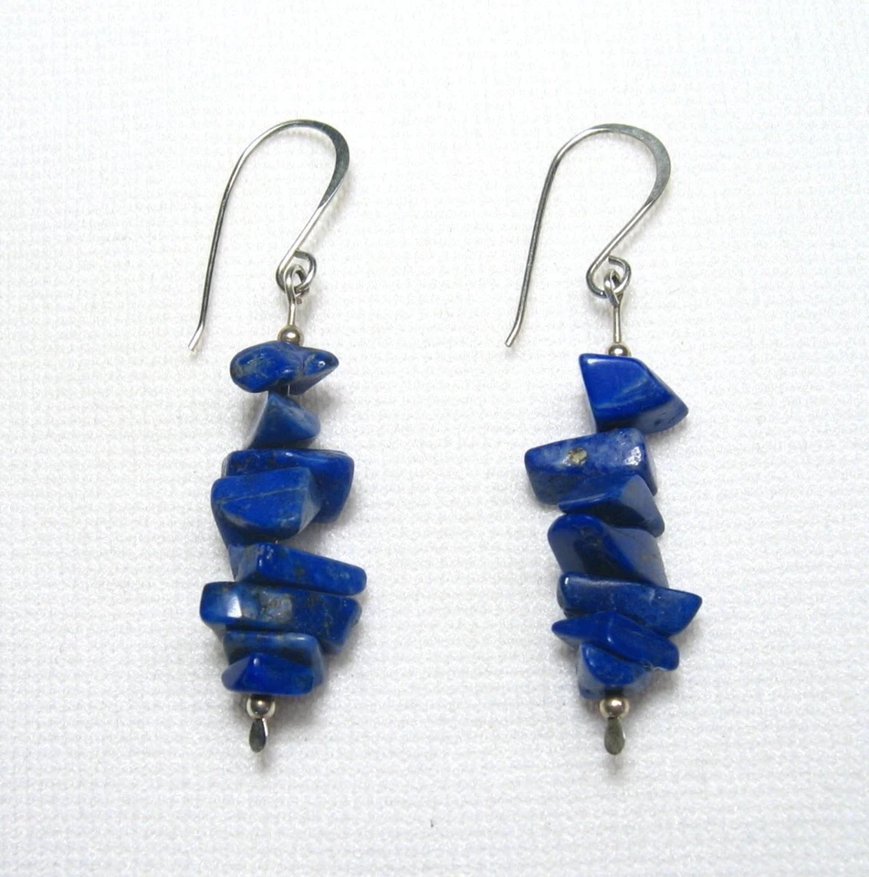Серебряные серьги-капли с лазуритом Lyn's Jewelry - Изображение 1 из 1