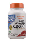 Doctor's Best High Absorption CoQ10 w/ Bioperine Heart Health 120 Caps Exp 10/24
