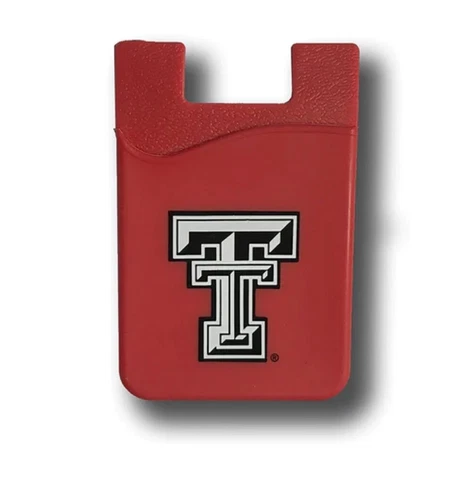 Desden Texas Tech Solid Cell Phone Card Holder or Wallet Cover