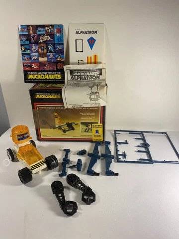 Mego Micronauts Alphatron 1978 Playset Vintage Toy Lot Cover