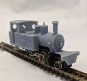 Hunslet OO9/009 calibre estrecho WDLR para chasis Minitrix Ivatt modificado - Imagen 1 de 4