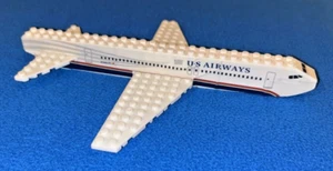 US Airways Best-Lock giocattolo da costruzione Lego aereo jet giocattolo set parziale - Foto 1 di 9