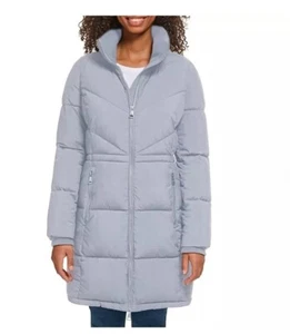 Nuevo Abrigo Chaqueta Buffer con Capucha Larga para Mujer Calvin Klein Variedad de Colores y Tamaños - Imagen 1 de 11