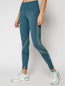 Nike Speed 7/8 Damen-Laufleggings Sporthose Training blau – Small - Bild 1 von 5