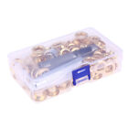 100 Pcs Kit Button Fastener Clear Storage Box Organizer Boxed