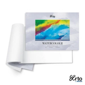 Fabriano A4 WATERCOLOUR ART PAPER PAD 25% Cotton Cold Pressed 300gsm 12 Sheets - Picture 1 of 2