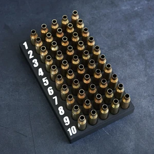 Numbered Reloading Block Tray for Ammo Load Development 30 Cal .223 Remington - Picture 1 of 3