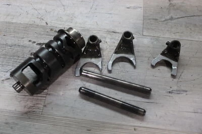 1986 Yamaha Moto 4 Yfm200dx Engine Motor Transmission Gear Shift Forks - Image 1 of 4