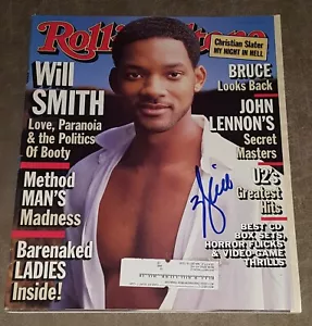 WILL SMITH SIGNED ROLLING STONE MAGAZINE ISSUE 801 DECEMBER 10, 1998 - Picture 1 of 1