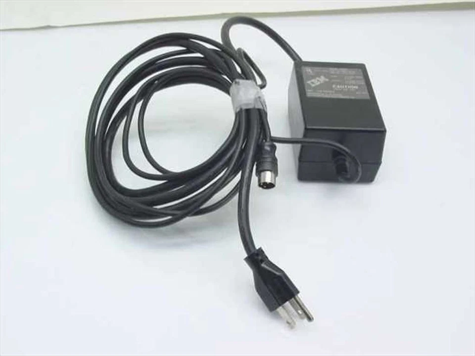 IBM AC Adapter OUT: 13.9 VAC @ 0.6A - TEL-180 with Proprietary DIN 58X9814 - Image 1 of 3