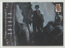 2018 Upper Deck Aliens Authentic Sketch Autograph Solly Mohamed - Ripley! 1/1 !