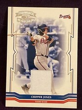 Chipper Jones 2005 Throwback Threads Game Jersey Card #238/250