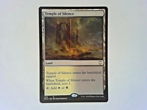 Temple of Silence New Capenna Commander Magic the Gathering MTG Land - Picture 1 of 2