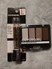 CoverGirl Brow And Define Pencils With Sharpener And Covergirl Eye EnhancersQuad