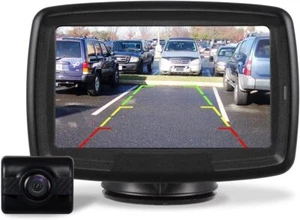 Rear View Camera Wireless Kit with 4.3" Inch LCD Monitor, Wireless Parking Aid 12V - Picture 1 of 12