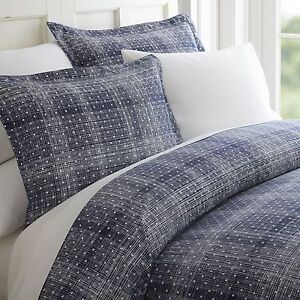 Kaycie Gray Fashion Collection 3 Piece Polka Dot Patterned Duvet Cover Set