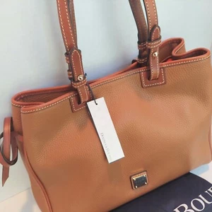 NWT Dooney & Bourke Colette Pebble Grain Women's Satchel/Top Handle Bag, Large - Picture 1 of 8