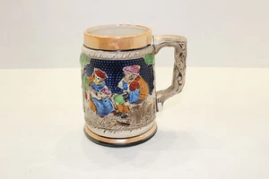 VINTAGE COLLECTIBLE CERAMIC German Village Stein Mug Made in JAPAN 5 1/2" tall - Picture 1 of 4