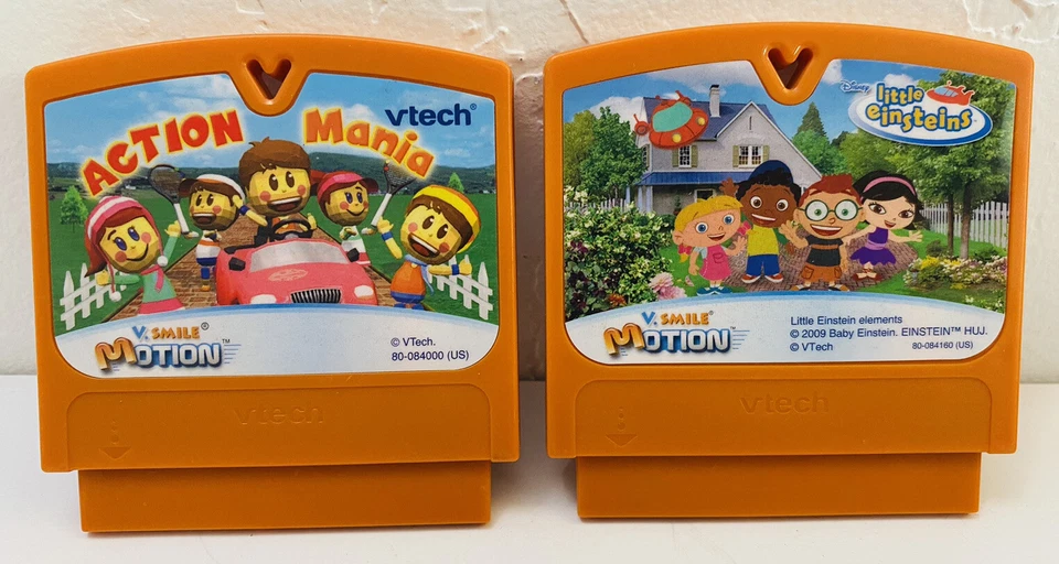 Little Eistein & Action Mania V. Smile Motion Disney Game Lot of 2 - Image 1 of 4