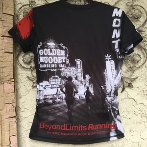 Beyond Limits Running Womens Event Shirt Las Vegas Original Strip Scene Medium - Picture 1 of 5