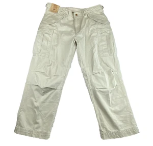 Vintage Polo Ralph Lauren Cargo Pants Mens 38x30 HBT Paratroop Utility Military - Picture 1 of 10