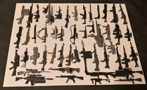 G.I. JOE LOT OF ACCESSORIES (75) RIFLES - Picture 1 of 6