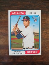 2023 Topps Heritage 1974 OVERSIZED BOX TOPPER OB-VG VAUGHN GRISSOM ROOKIE RC SP