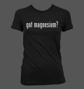 hab magnesium? - Süßes lustiges Junior's Cut Damen T-Shirt NEU RAR - Bild 1 von 14