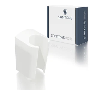 SANTRAS® Wandhalter für Duschschlauch mit Konus in Weiß (RAL 9003) - Bild 1 von 7