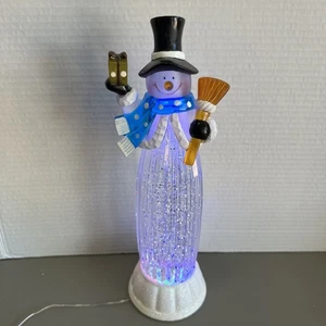 12.5” Lighted Snowman Model - Picture 1 of 5