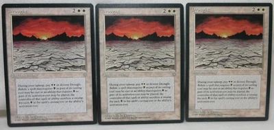 DROUGHT X3 MAGIC THE GATHERING ICE AGE 1995 MTG Trading Card  #624 - Image 1 of 4