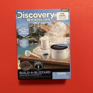 Discovery MINDBLOWN BUILD-A-BLIZZARD SNOW-MAKING EXPERIMENT KIT 6+ ACTIVITY NEW - Picture 1 of 6