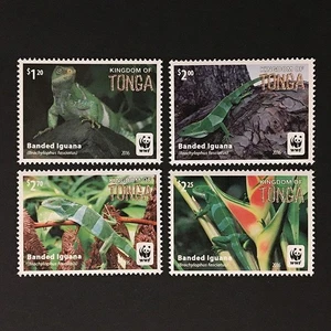Tonga 2016 complete set MNH ** iguana Sc#1090-1093 SG#1804-1807 - Picture 1 of 1