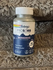 Berberine 30 Count by Solaray - 9X Absorption - 05/28 - Picture 1 of 3