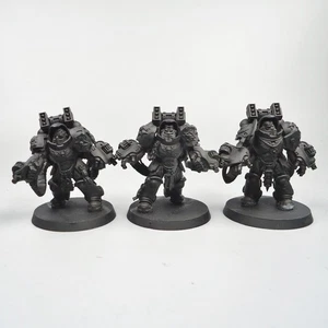 Warhammer 40k Army Space Marines Black Templars Aggressors x3 Undercoated - Picture 1 of 4