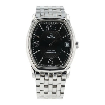 Omega DeVille Prestige Steel Black Dial 31x35mm Automatic Men’s Watch 4503.51.00 - Image 1 of 4
