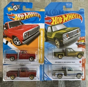 Hot Wheels ‘78 Dodge Li’l Red Express-First Edition, Green, Silver & Valentines - Picture 1 of 6