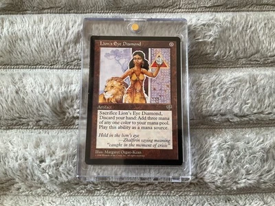 Lion's Eye Diamond Magic the Gathering Mirage Card 1996 - Image 1 of 3