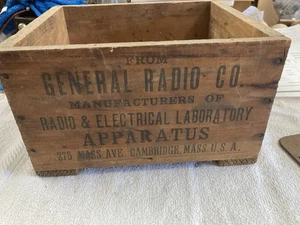 General Radio Wooden Crate - Picture 1 of 3