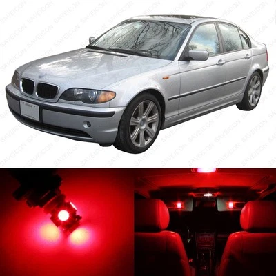 Paquete de 16 luces interiores LED rojas para BMW Serie 3 M3 E46 1999-2005 + HERRAMIENTA Foto 1 de 4